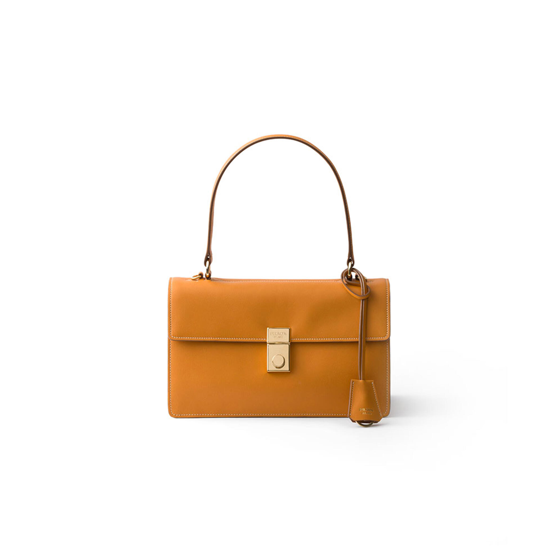 PRADA SOFT SOUND MEDIUM LEATHER SHOULDER BAG 1BN023 (28*16*10cm)
